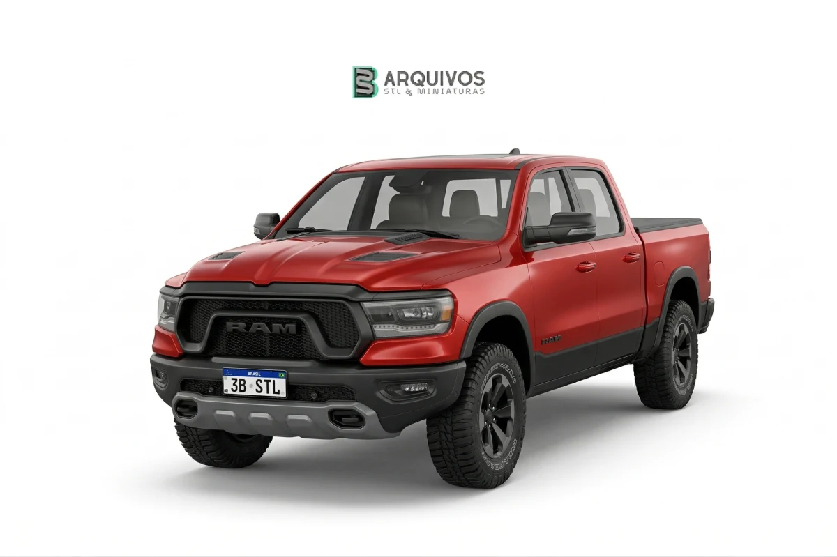 Modelo 3D STL - Dodge RAM 1500 Rebel 2019